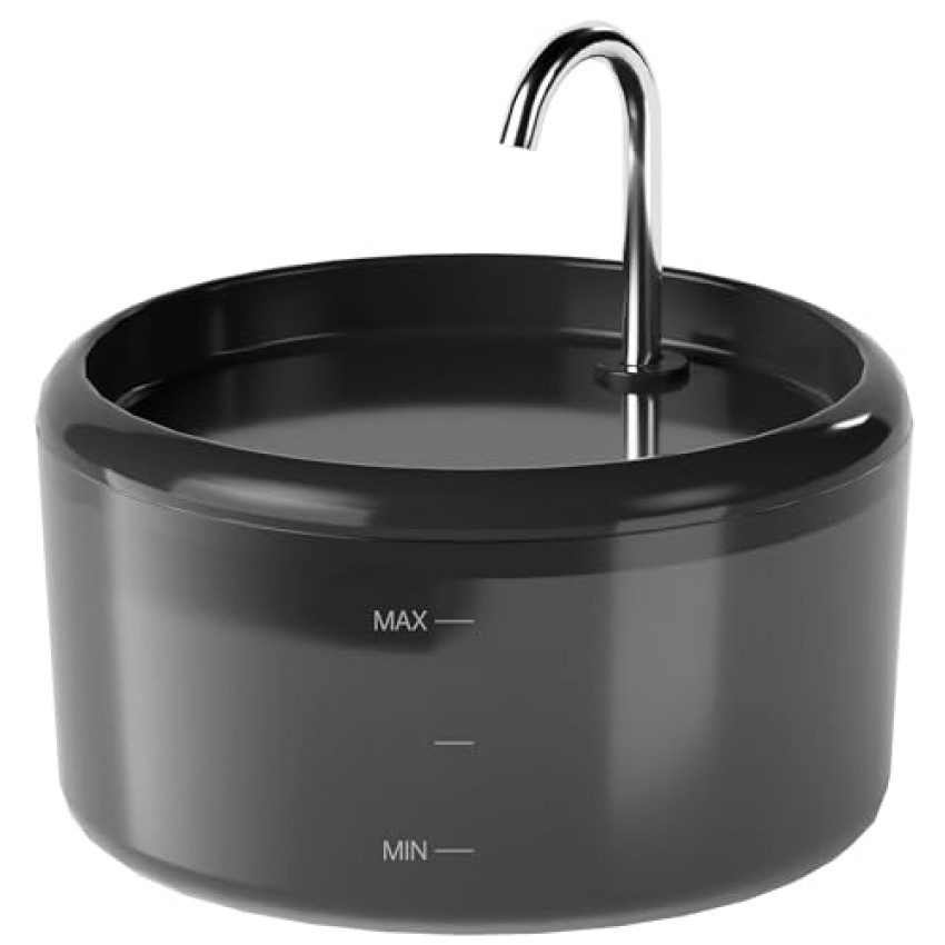 Fontanella per Gatti Fontana per Gatti: Fontanella Gatto Automatico – 2.4L Dispenser Acqua Gattini Rubinetto – Silenziosa Distributore Acqua Fresca per Cani/Animale Domestico – Abbeveratoio con Luce
