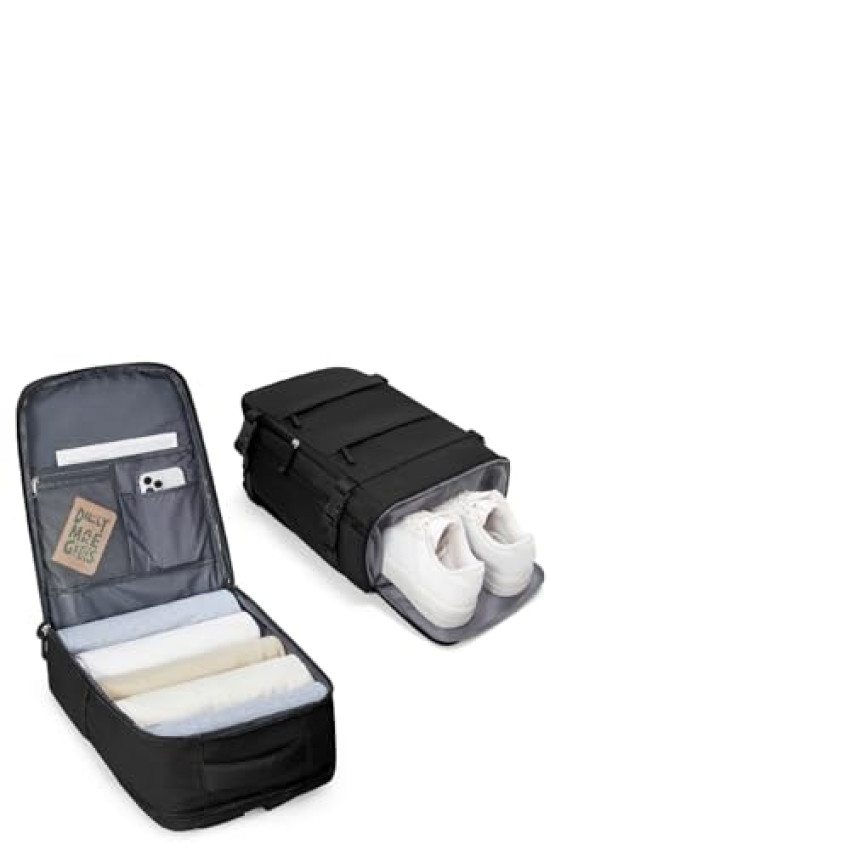 BJLFS Borse da Cabina per Ryanair 40x20x25 Zaino sottovuoto da viaggio Bagaglio a Mano con compressione sottovuoto,Zaino Easyjet 45x36x20,Zaini Casual per laptop da 14 pollici per scuola